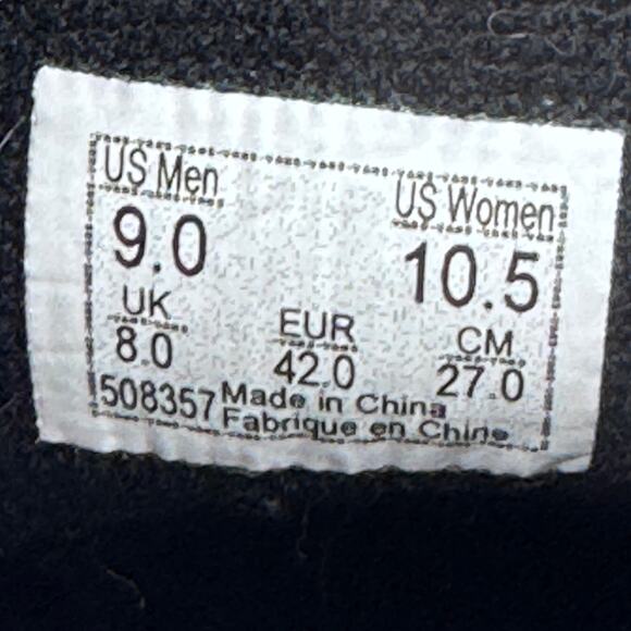 Vans Off The Wall Hazy Bones Skate Shoes Unisex‎ Sz M9/W10.5 Black White Lace Up - Picture 6 of 7